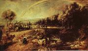 Peter Paul Rubens Rainbow Landscape oil